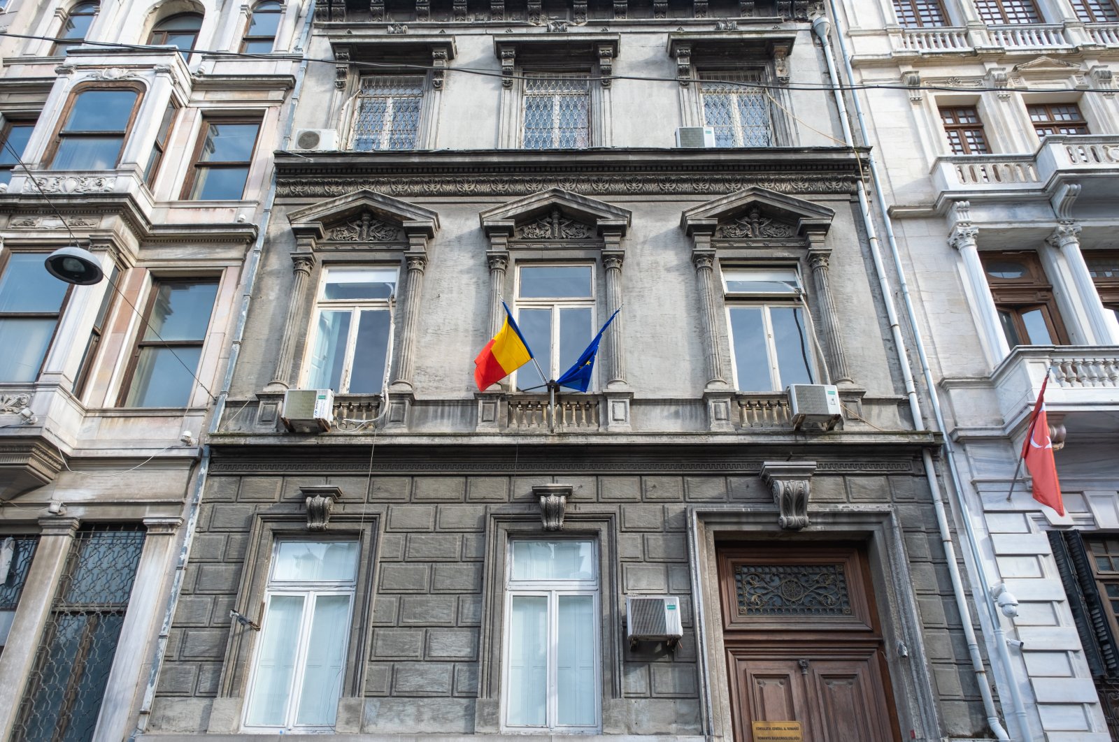 Romanian Consulate and Romanian Cultural Institute of Dimitrie Cantemir, Istanbul, Türkiye, Jan. 2, 2021. (Shutterstock Photo)