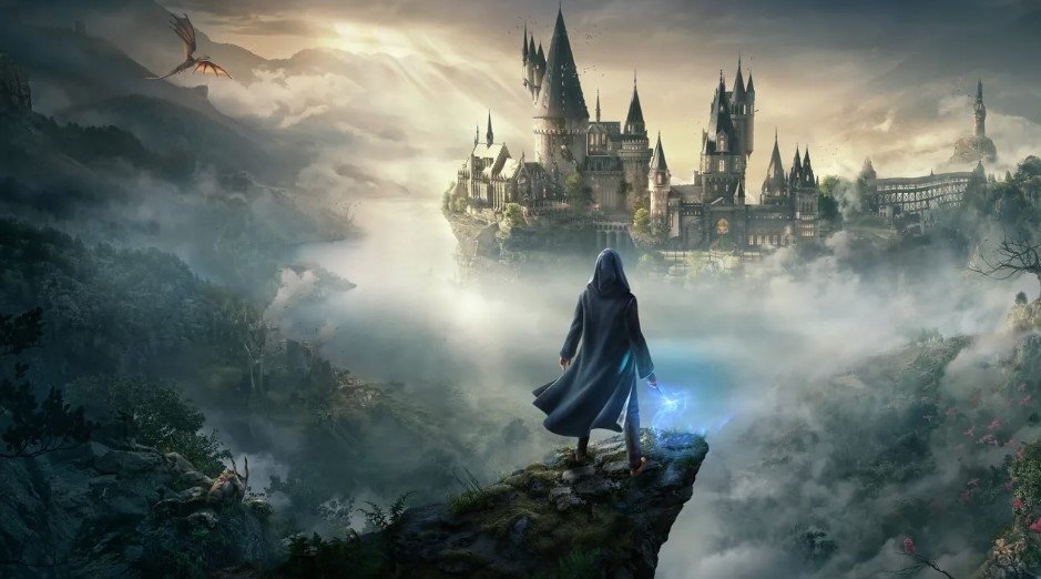 The poster of video game "Hogwarts Legacy." 