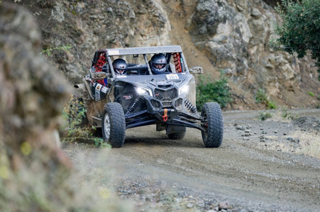 TransAnatolia Rally driver in action during the TransAnatolia Rally race, Samsun, northern Türkiye, Sept. 12, 2023. (Courtesy of TransAnatolia Rally)