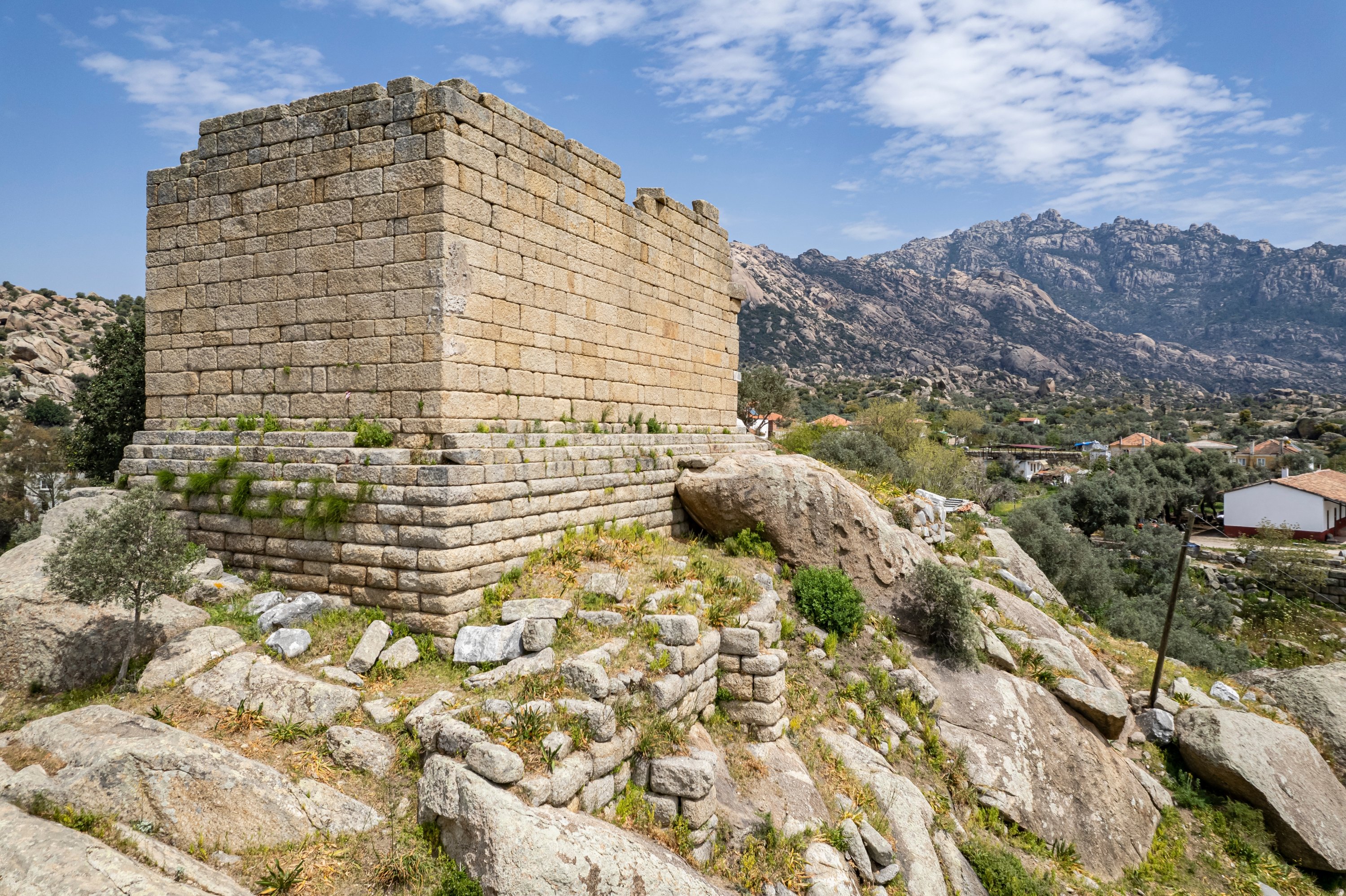 292445 Lake Bafa is included in a nature reserve situated in the southwest, and at the innermost northeastern tip of the lake is the village of Kapıkırı, as well as the ruins of Heraclea by Latmus, Milas, Türkiye. (Shutterstock Photo)