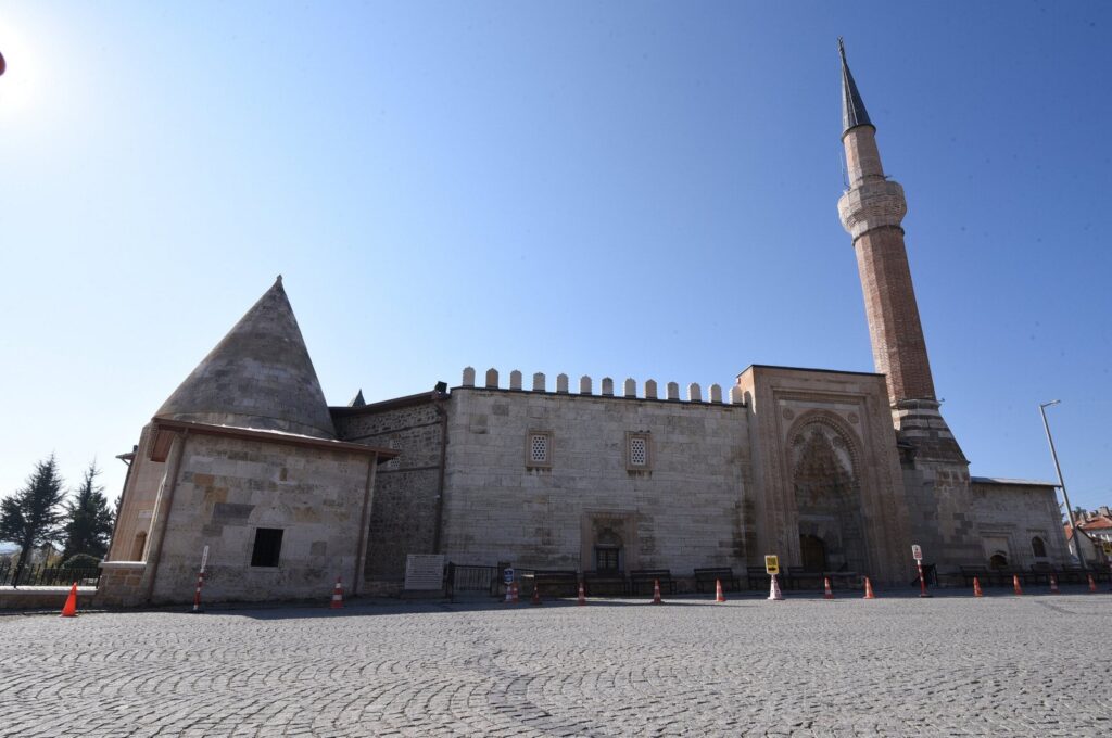 Eşrefoğlu Mosque of Beyşehir district in central Konya province has been added to UNESCO's World Heritage List, Konya, Türkiye, Sept. 19, 2023. (AA Photo)
