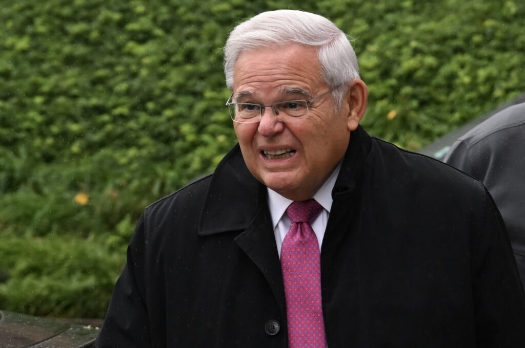 U.S. Sen. Robert Menendez in Union City, New Jersey, U.S., Sept. 25, 2023. (Reuters Photo)