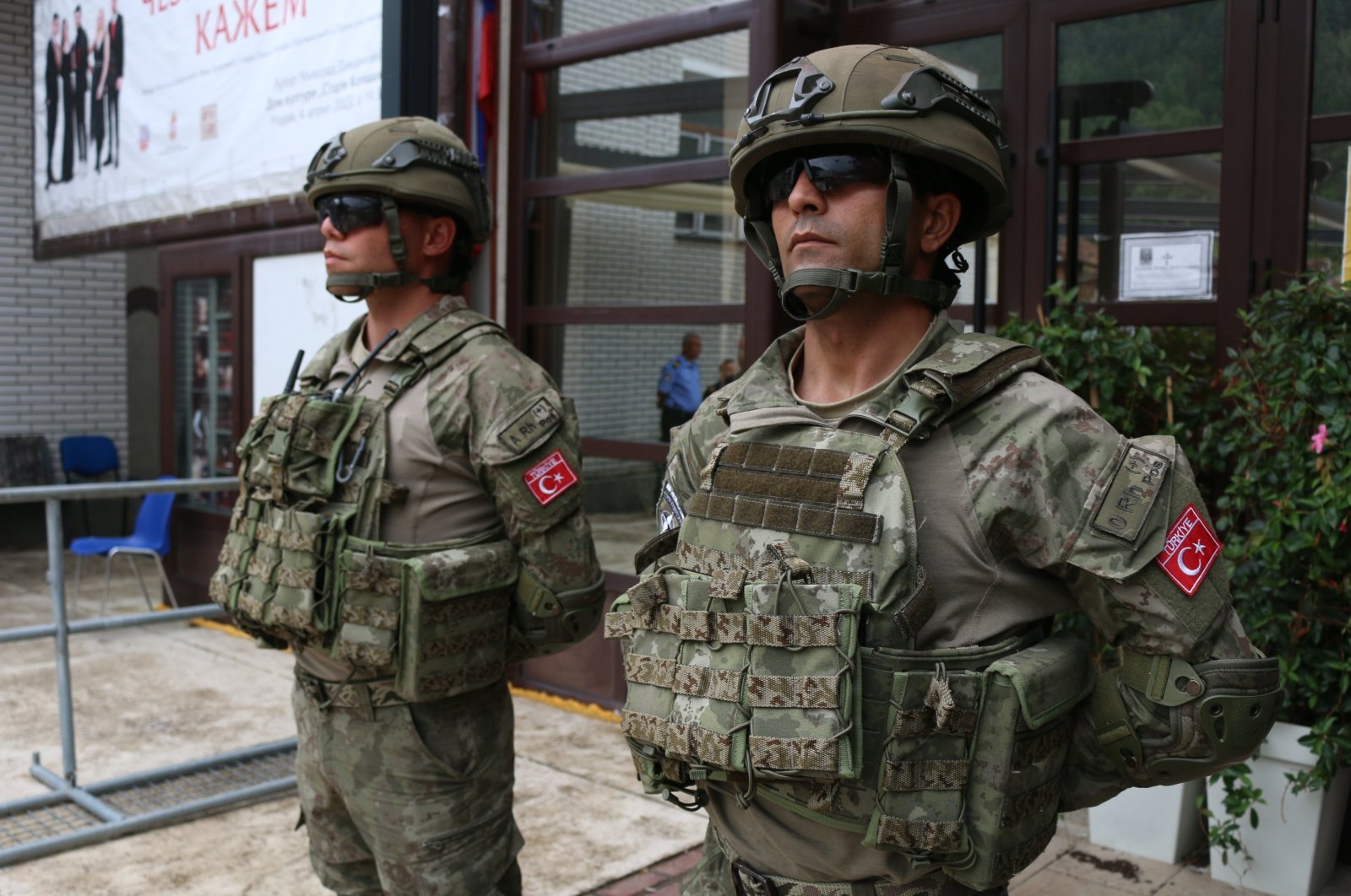 Turkish troops stationed in Zubin Potok, Kosovo, June 15, 2023. (AA Photo)