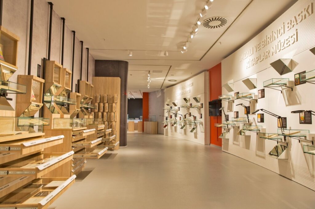 The interior of Signed and First Edition Books Museum, Istanbul, Türkiye, Nov. 22, 2023. (Photo courtesy of Küçükçekmece Municipality)