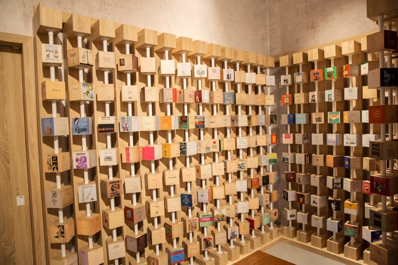 302860 The interior of Signed and First Edition Books Museum, Istanbul, Türkiye, Nov. 22, 2023. (Photo courtesy of Küçükçekmece Municipality)