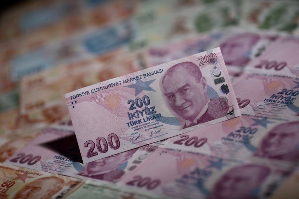 Turkish lira banknotes are seen in this illustration taken in Istanbul, Türkiye, Nov. 23, 2021. (Reuters Photo)