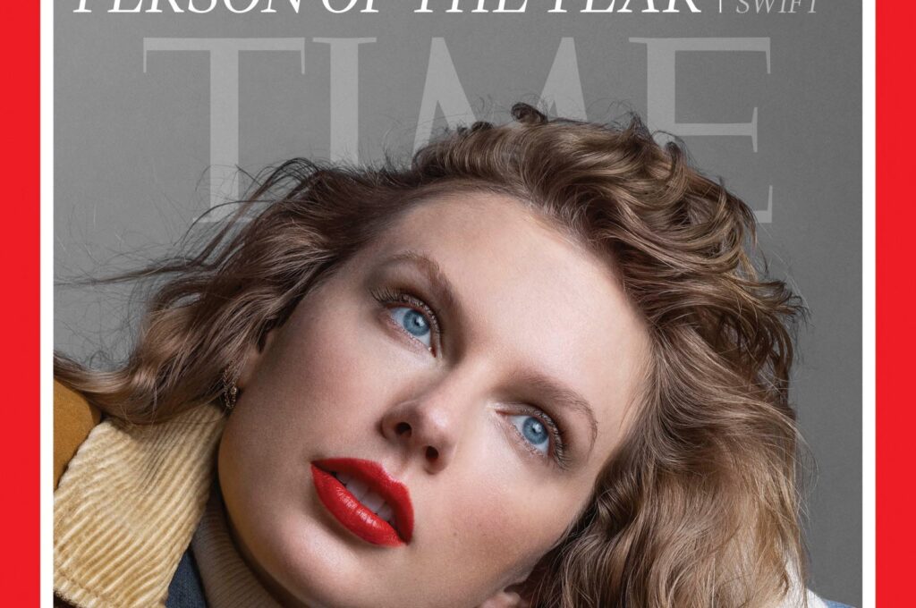 Singer-songwriter Taylor Swift appears on the cover of Time Magazine's 2023 "Person of the Year" edition, in an image released in New York City, U.S., Dec. 6, 2023. (Reuters Photo)