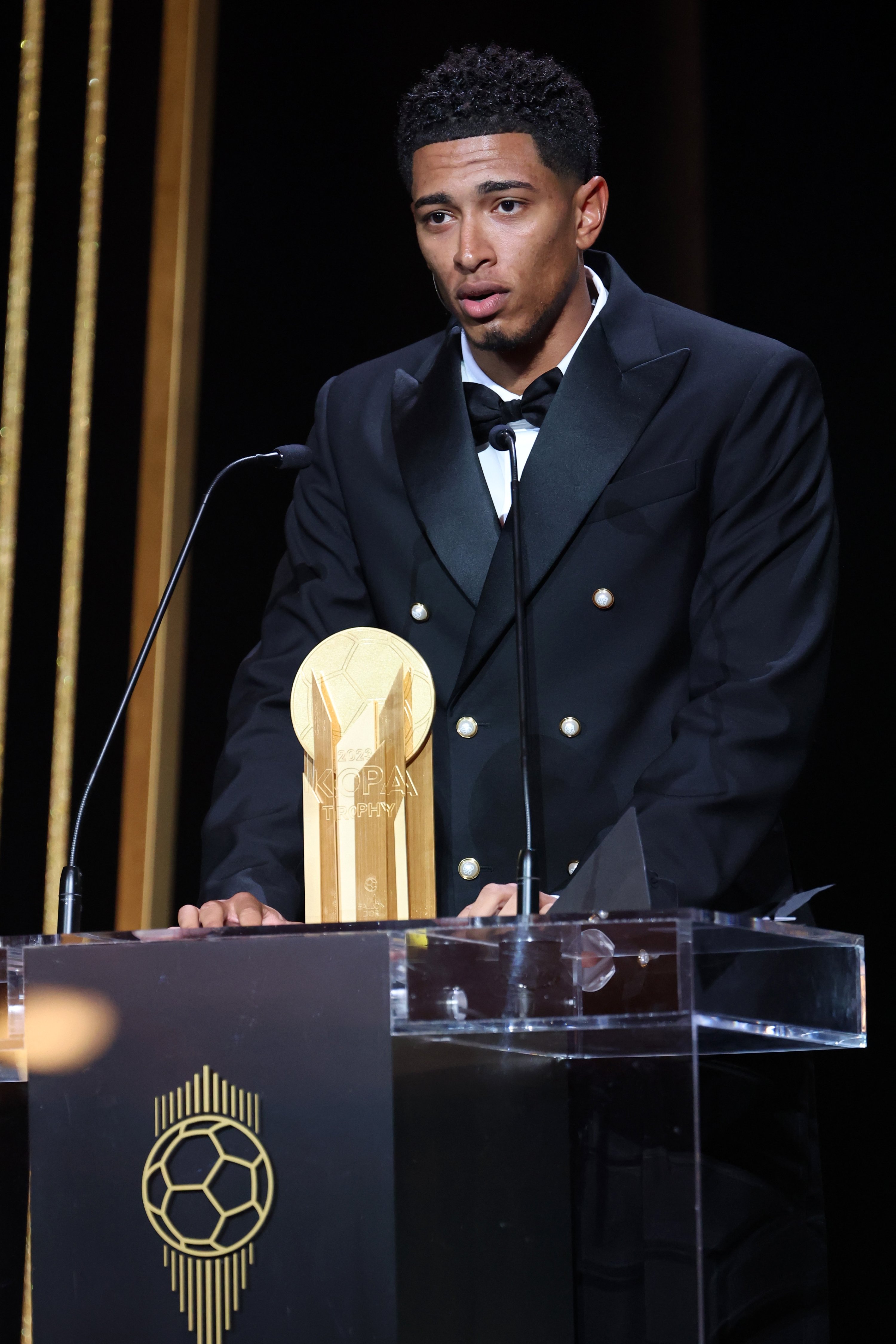 304377 Jude Bellingham attends the 67th Ballon d'Or Ceremony at the Theatre du Chatelet, Paris, France, Oct. 30, 2023. (Getty Images Photo)