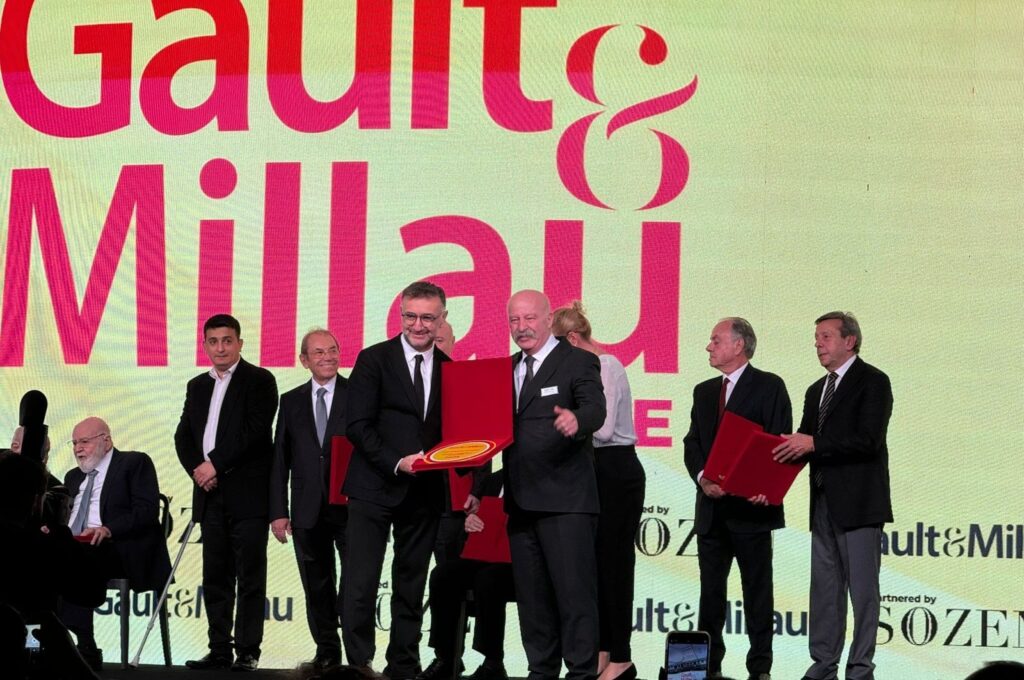 The gastronomy selection for Türkiye in a spectacular award ceremony held at the Çırağan Kempinski Palace, Istanbul, Türkiye. (Photo courtesy of Gault & Millau Türkiye)