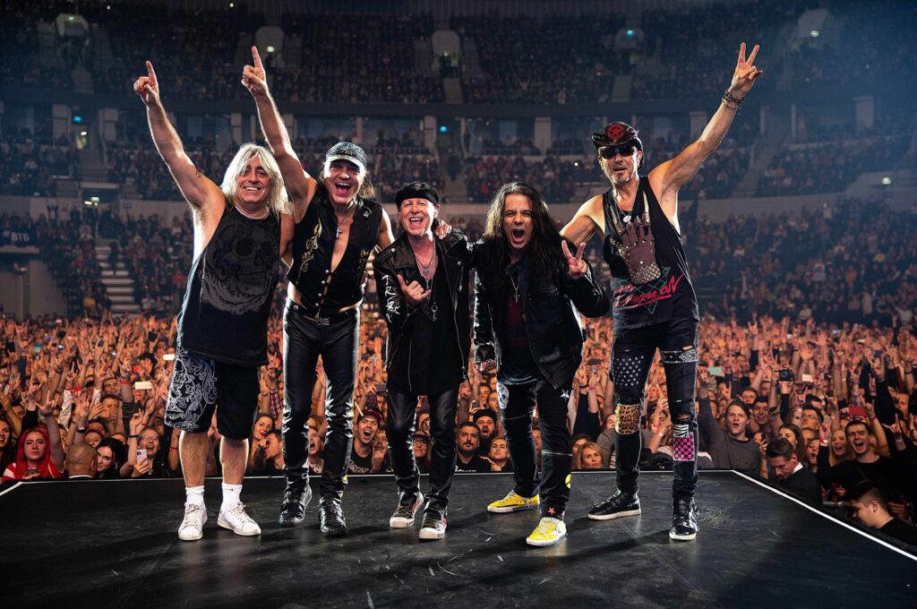 Scorpions, the German rock group known for iconic hits such as "Still Loving You," "Wind of Change," "Rock You Like a Hurricane." (DHA Photo)