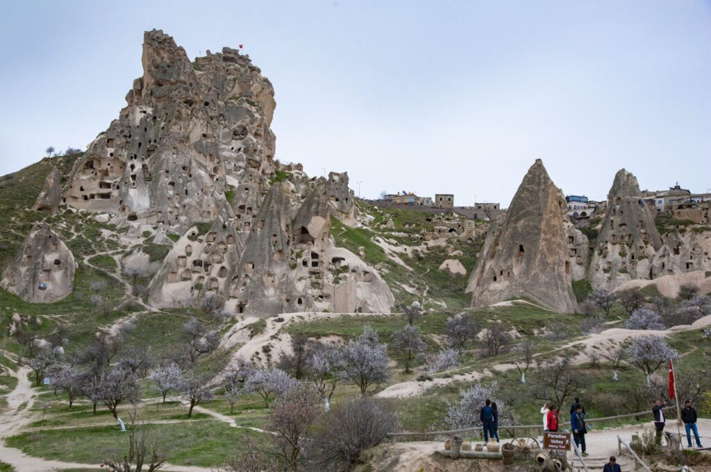 Fairy chimneys are seen in the famed tourist hot spot Cappadocia, in central Nevşehir province, Türkiye, March 22, 2018. (Reuters Photo)