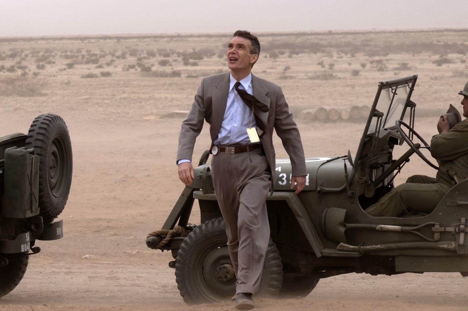 This image released by Universal Pictures shows Cillian Murphy in a scene from "Oppenheimer." (AP Photo)