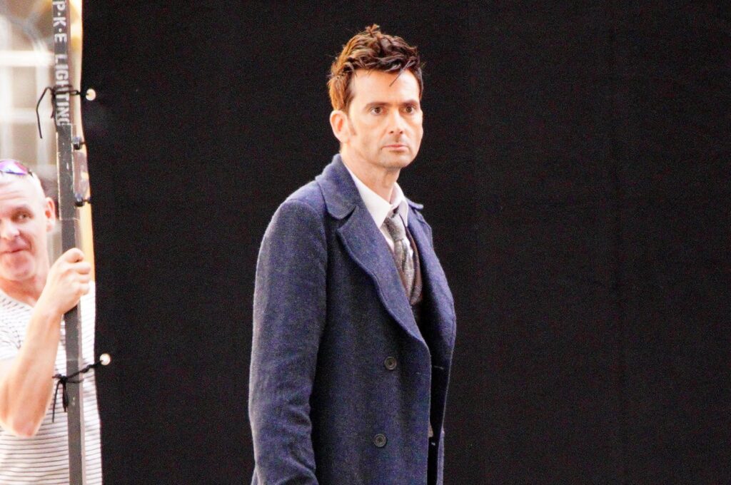 David Tennant during filming of "Doctor Who" in Bristol, U.K., June 15, 2022. (Getty Images Photo)