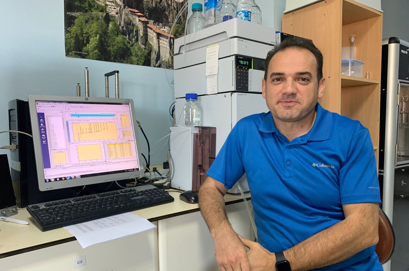 Professor Ertuğrul Ağırbaş speaks about the eighth Antarctica science expedition, Rize, Türkiye, Dec. 14, 2023. (DHA Photo)