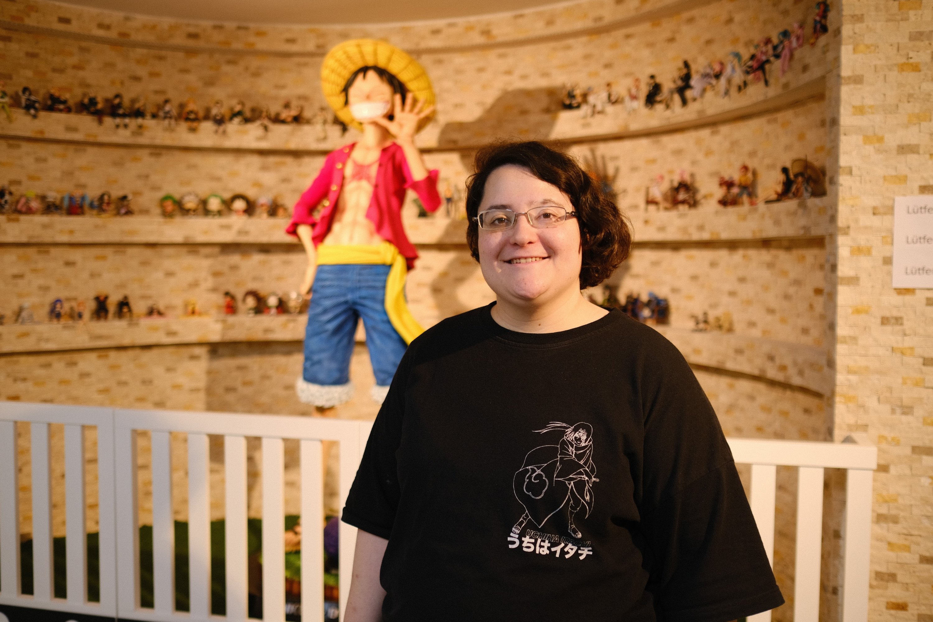 306457 As a psychotherapist, Ahsen Özakkaş decided to open a museum when her amassed 1,257 anime figures couldn't fit in her house after 16 years of collecting, Istanbul, Türkiye, Dec. 20, 2023. (IHA Photo)