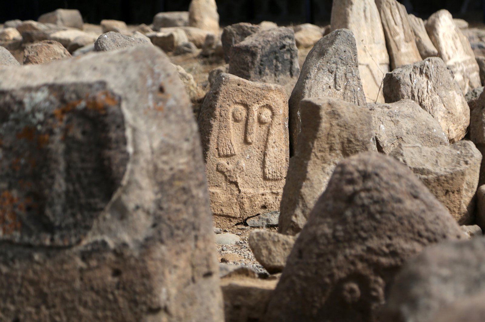 Historical pieces found during excavations in Ardabil, Iran. Oct. 6, 2023. (AA Photo)