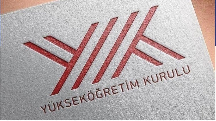 The logo of the Turkish Higher Education Council (YÖK) is seen in Ankara, Türkiye, Dec. 24, 2023. (AA Photo)