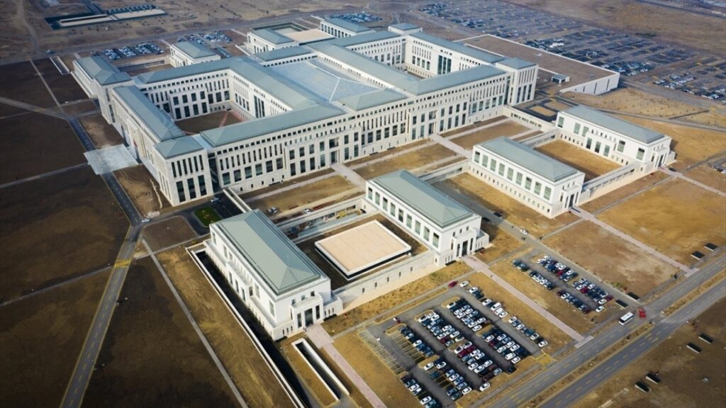 An aerial view of the MIT headquarters, in the capital Ankara, Türkiye, Jan. 5, 2020. (AA Photo)