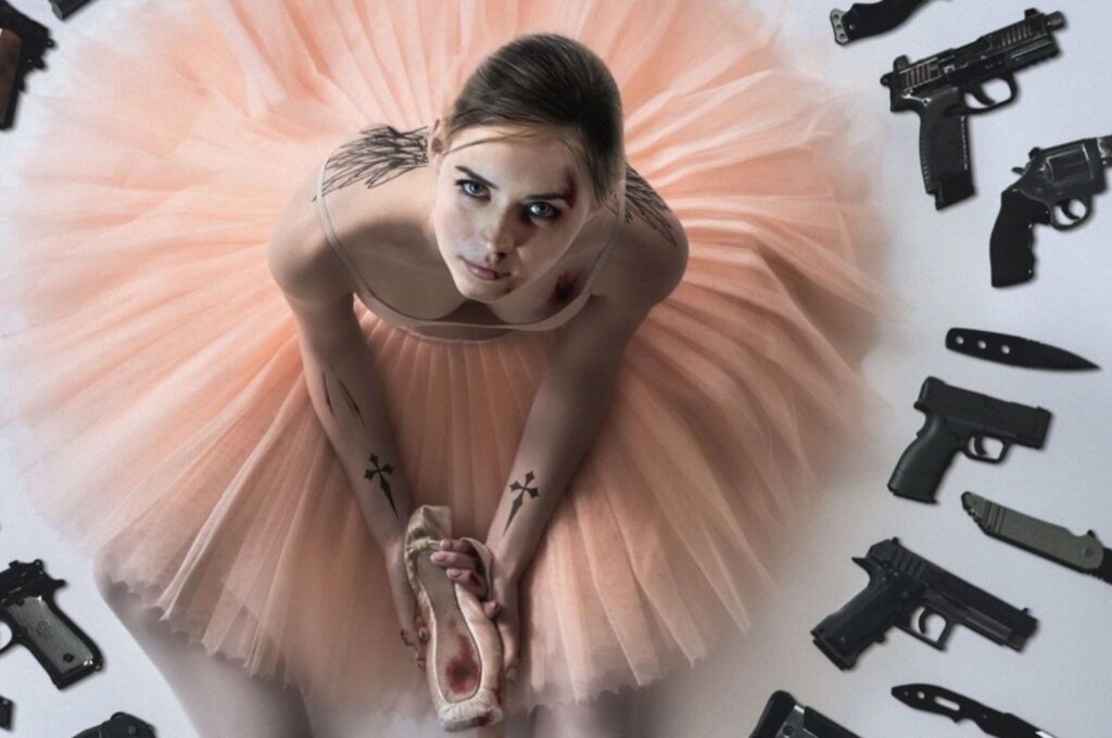 A still shot taken from "Ballerina" shows actress Ana de Armas.