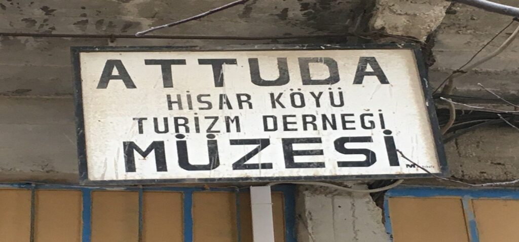 Poster of Hisar Attouda Tourism Association, Denizli, Türkiye. Jan. 17, 2024. ( IHA Photo)