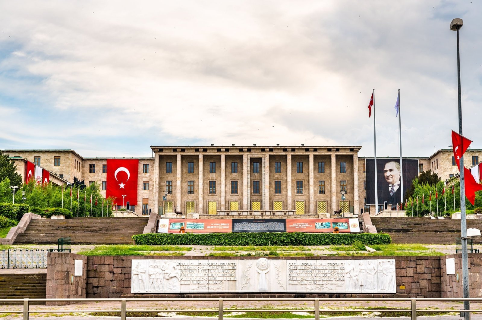 The Parliament of Türkiye, in the capital Ankara, Türkiye, May 18, 2019. (Shutterstock Photo)