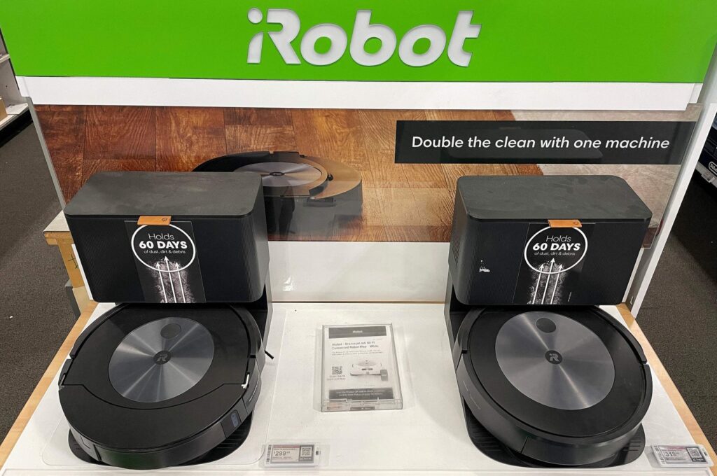 Roomba vacuums by iRobot are displayed at the Best Buy store in San Rafael, California, U.S., Jan. 19, 2024. (AFP Photo)