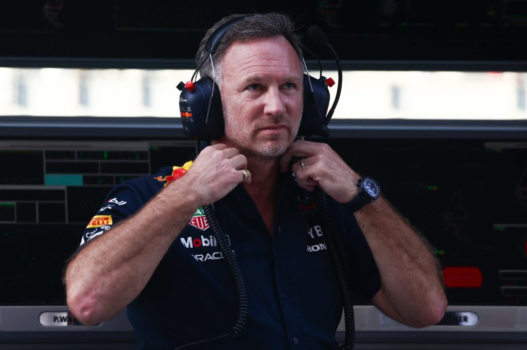 Christian Horner ahead of the Formula One Abu Dhabi Grand Prix at Yas Marina Circuit, Abu Dhabi, UAE, Nov. 26, 2023. (Getty Images Photo)