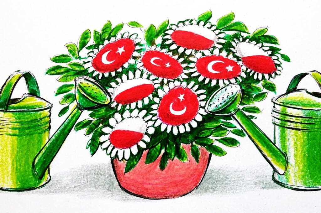 "Both countries, both strategically positioned and economically vibrant, present an exciting landscape for expanded bilateral trade." (Illustration by Erhan Yalvaç)