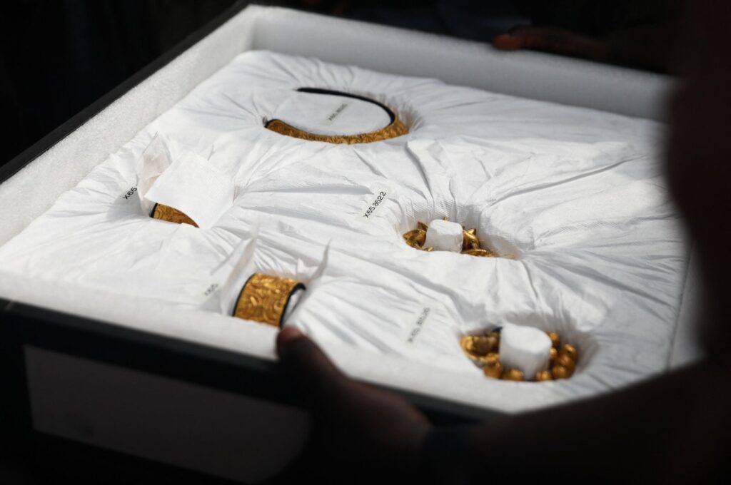 Fowler Museum of UCLA returns artifacts to Ghana's Asante king in historic handover ceremony amidst global calls for repatriation. (AFP Photo)