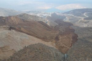 The mountainous area near the Çöpler mine in Erzincan, eastern Türkiye, Feb. 14, 2024. (DHA Photo)