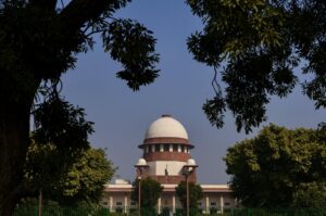 The Supreme Court building is seen in New Delhi, India, Dec.11, 2023. (AP Photo)