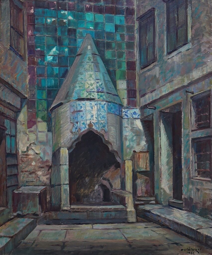 One of the works by Celal Uzel. (Photo courtesy of Gallery Selvin)