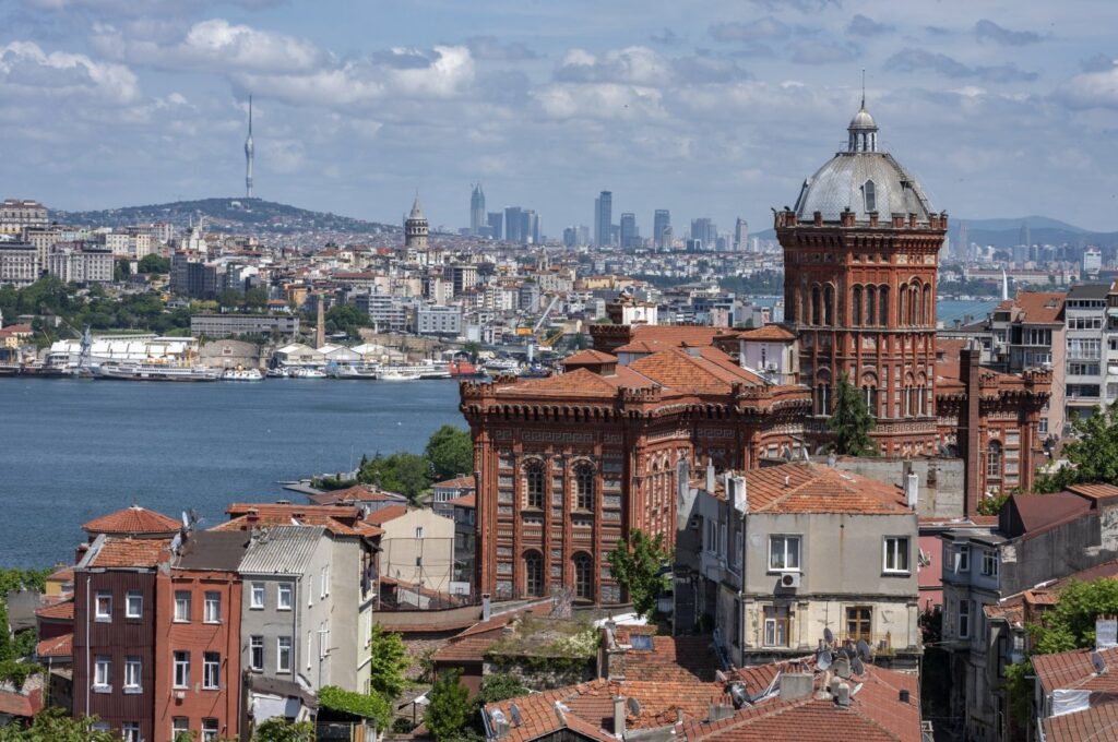 The Fener Rum Boys' High School in Balat, Istanbul, Türkiye, Feb. 18, 2024. (Getty Images)