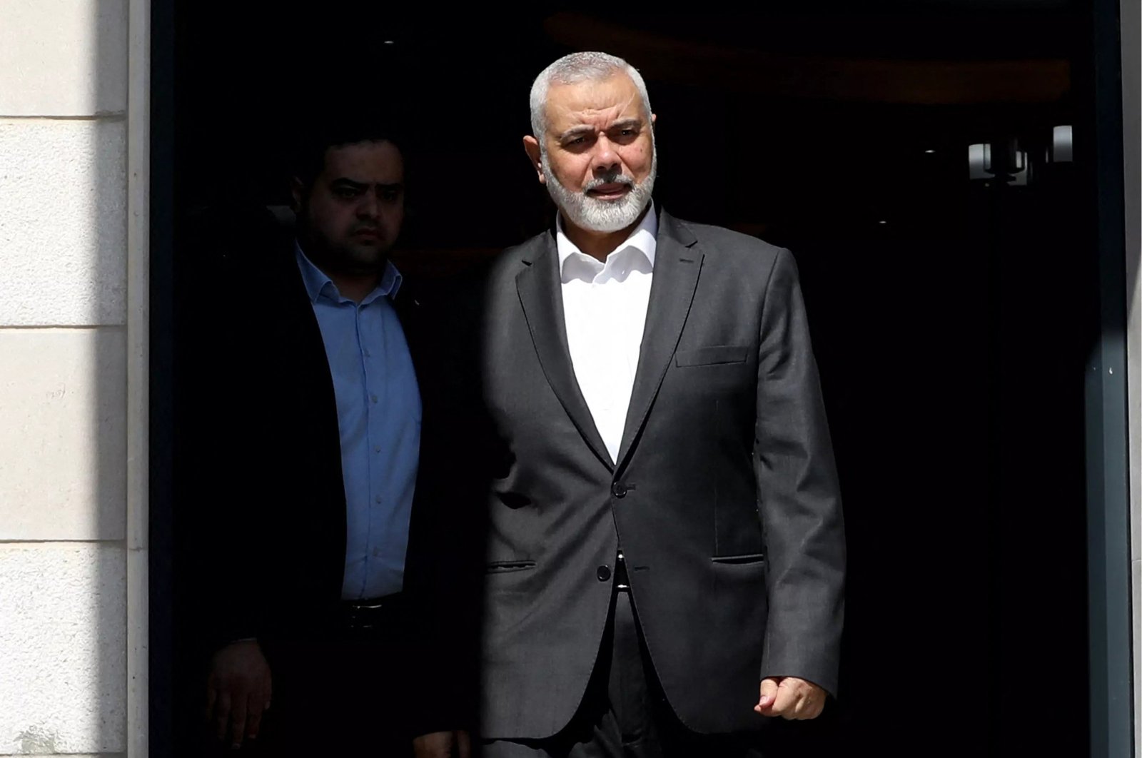 Hamas' political bureau chief Ismail Haniyeh is seen in Doha, Qatar, Feb. 13, 2024. (AFP Photo)