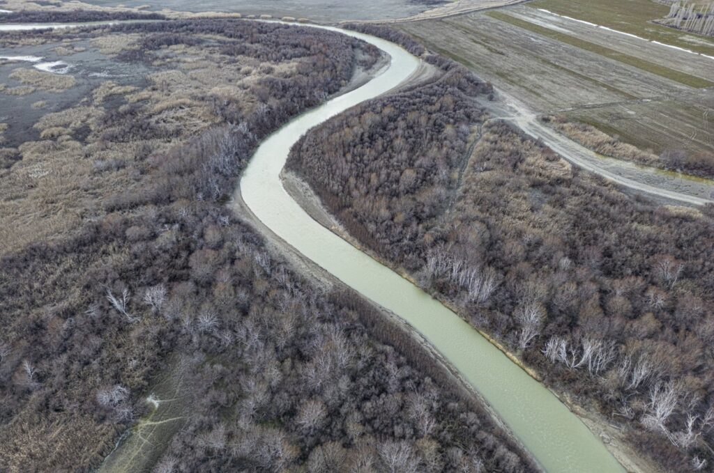A view from Sarıyar Dam, Ankara, Türkiye, Feb. 21, 2024. (AA Photo)