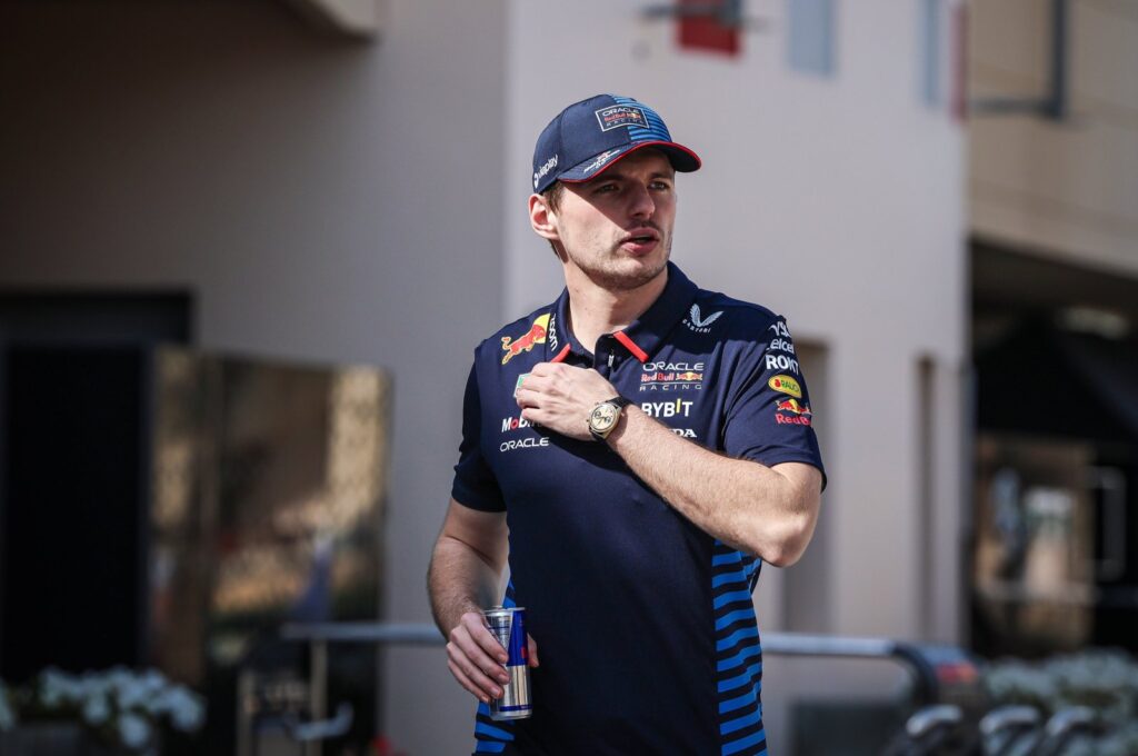 Red Bull's Max Verstappen during preseason testing in Sakhir, Bahrain, Feb. 23, 2024. (AA Photo)