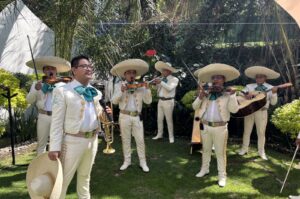 In a harmonious celebration of cultural exchange, mariachis took center stage to perform Türkiye's national anthem during the Türkiye-Mexico City Media Meetings hosted by the YEE in Mexico City, Mexico, Feb. 24, 2024. (Photo by Funda Karayel)