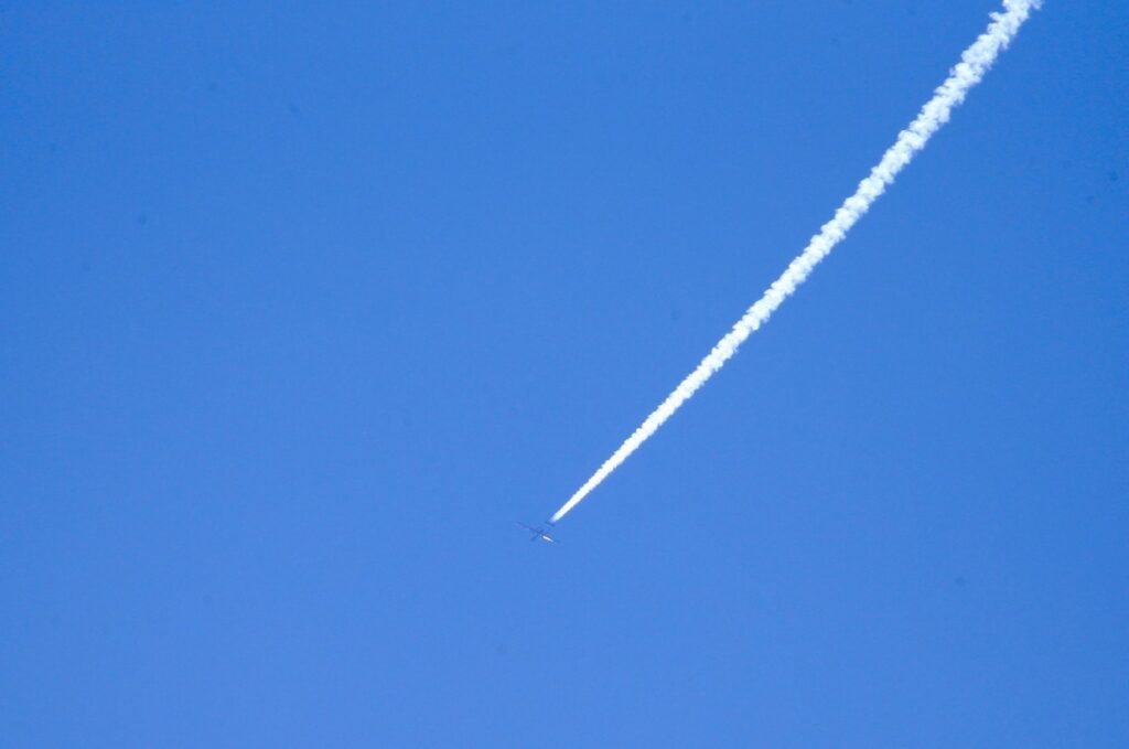 An Israeli drone flies over the area of Marjeyoun near Lebanon's southern border with Israel, Feb. 26, 2024. (AFP Photo)