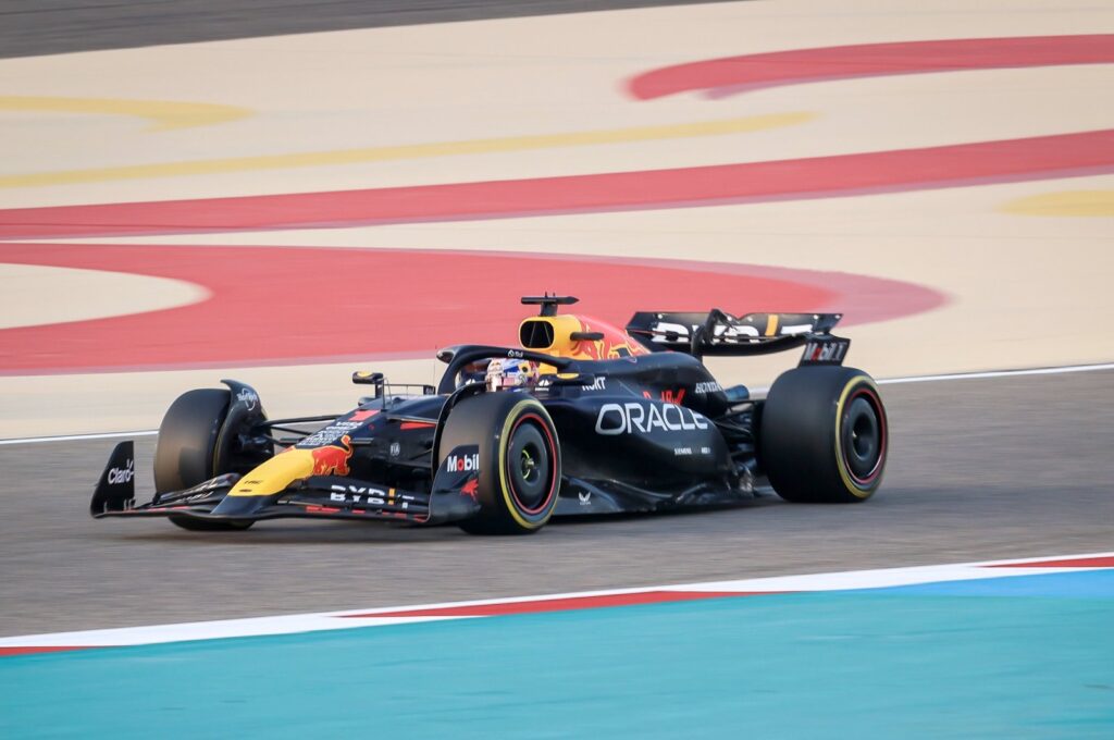 Red Bull's Max Verstappen during preseason testing at the Bahrain International Circuit, Sakhir, Bahrain, Feb. 23, 2024. (AA Photo)