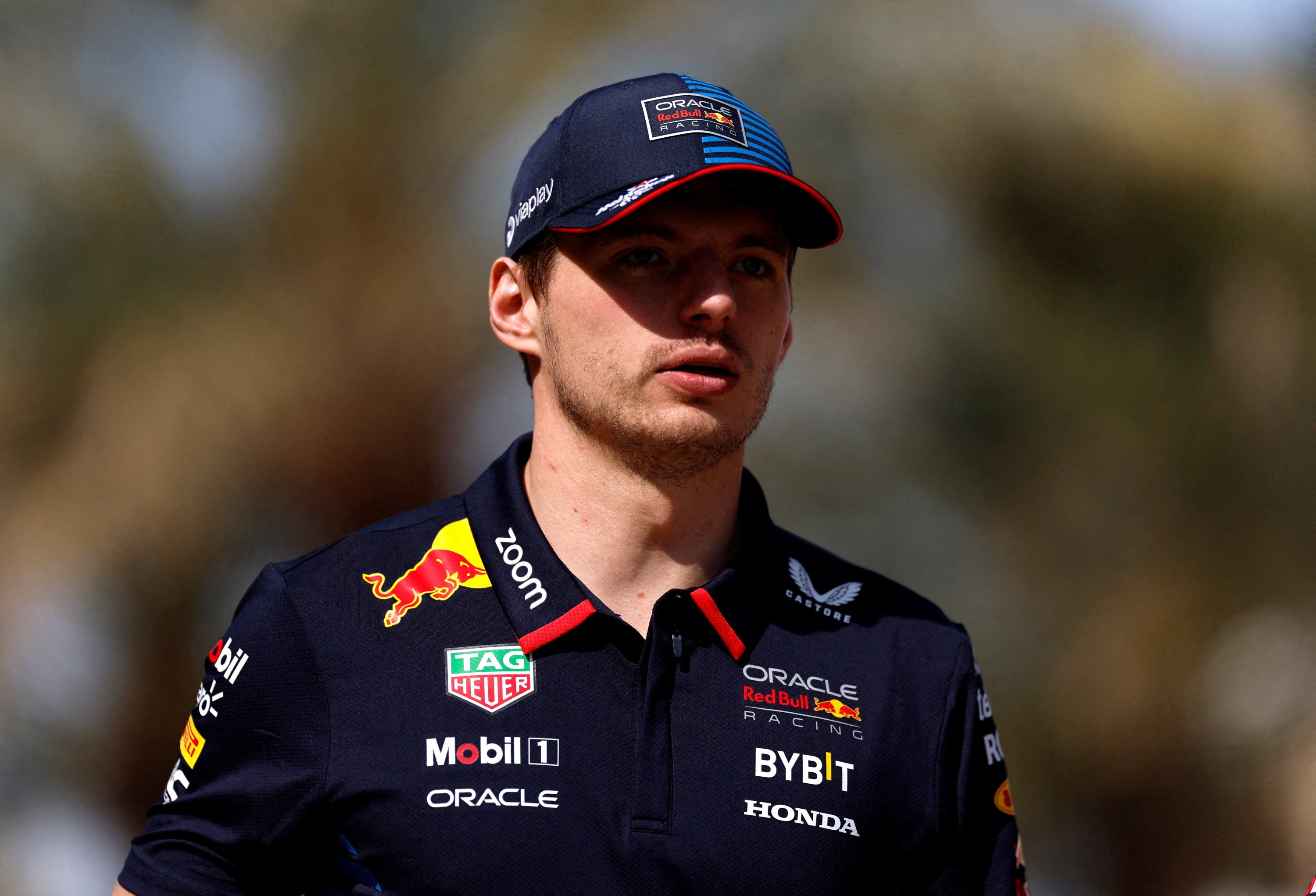 317214 Red Bull's Max Verstappen during preseason testing at the Bahrain International Circuit, Sakhir, Bahrain, Feb. 23, 2024. (AA Photo)