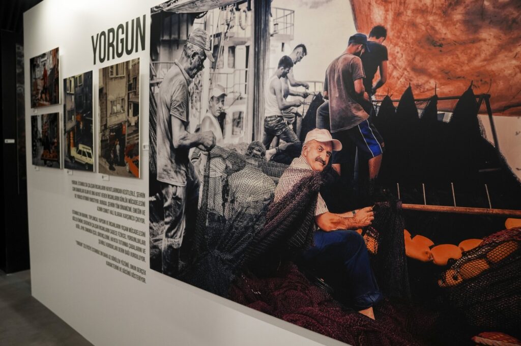 Drawing inspiration from various points of Istanbul, from its streets witnessing the city's history to its mysterious corners, Ayşegül Ekin Odabaşı presents her photo exhibition titled "Colorful Colorless," Istanbul, Türkiye, Feb. 21, 2024. (AA Photo)