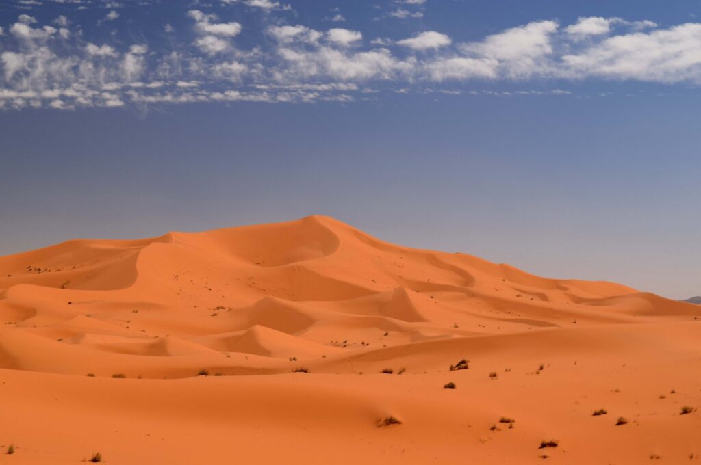 A view of the Lala Lallia star dune of the Sahara Desert, in Erg Chebbi, Morocco, as seen in an undated handout image from 2008 and obtained, March 1, 2024. (Reuters Photo)