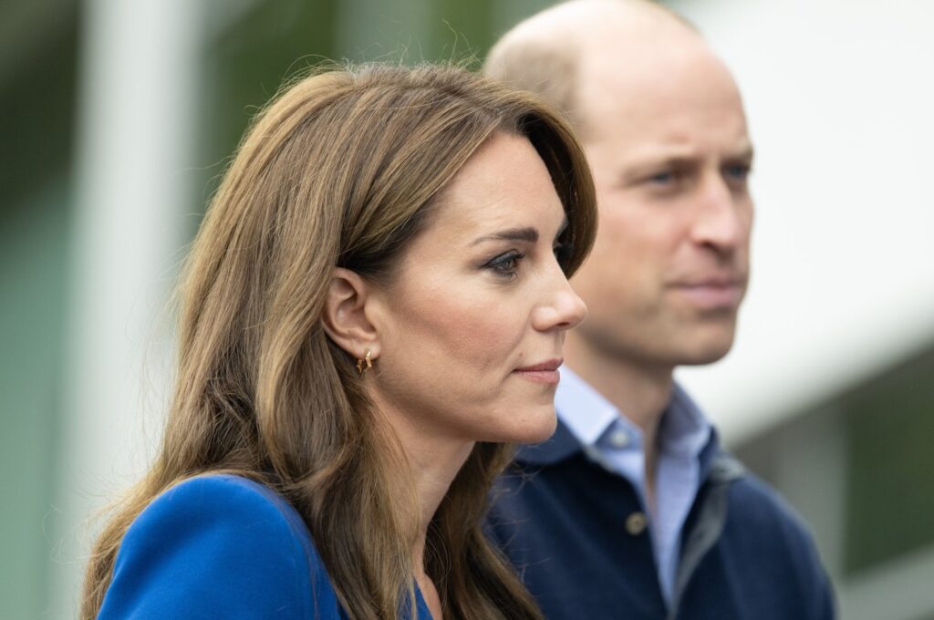 The Prince and Princess of Wales attend a mental fitness workshop run by SportsAid at Bisham Abbey National Sports Centre, Marlow, U.K., Oct.12, 2023. (Shutterstock Photo)