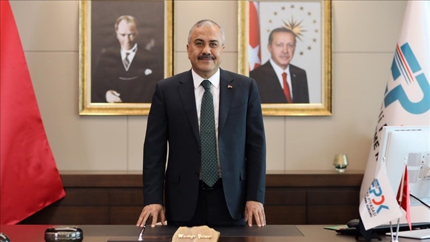 Mustafa Yılmaz, head of Türkiye's energy watchdog in his office, Ankara, Türkiye, March 5, 2024. (AA Photo)