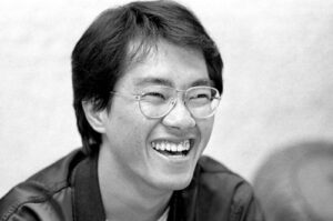 This black and white photo taken in May 1982 shows Japanese manga artist Akira Toriyama, whose death was announced on March 8, 2024. The creator of Japan's hugely popular and influential "Dragon Ball" comics and anime cartoons, Akira Toriyama, has died aged 68, his production team said on March 8, 2024. (AFP Photo)