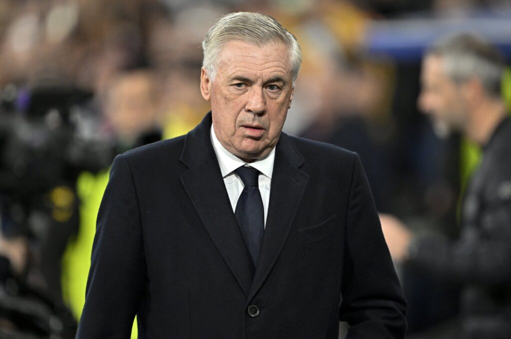 Real Madrid's Carlo Ancelotti during the UEFA Champions League round of 16 second leg match against RB Leipzig, Madrid, Spain, March 6, 2024. (EPA Photo)