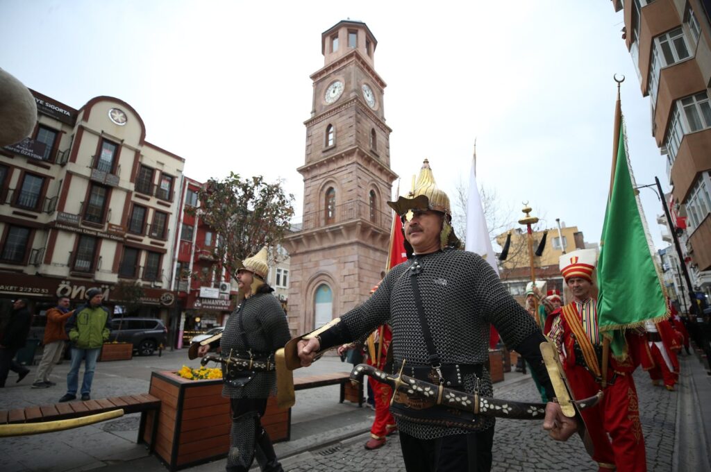 Preparations to commemorate 109th anniversary of  Çanakkale Naval Victory begin at Çimenlik Castle, Çanakkale, Türkiye, March 12, 2024. (AA Photo)