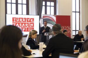 The Turkish Design Foundation organized the "Design-Search Meeting" to redesign war-resistant Gaza, Istanbul, Türkiye, March 14, 2024. (AA Photo)