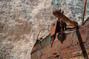 A famous popular destination for travelers, the old shipwreck in Navagio Bay, Zakynthos Island, Ionian, Greece, June 16, 2022. (Shutterstock Photo)
