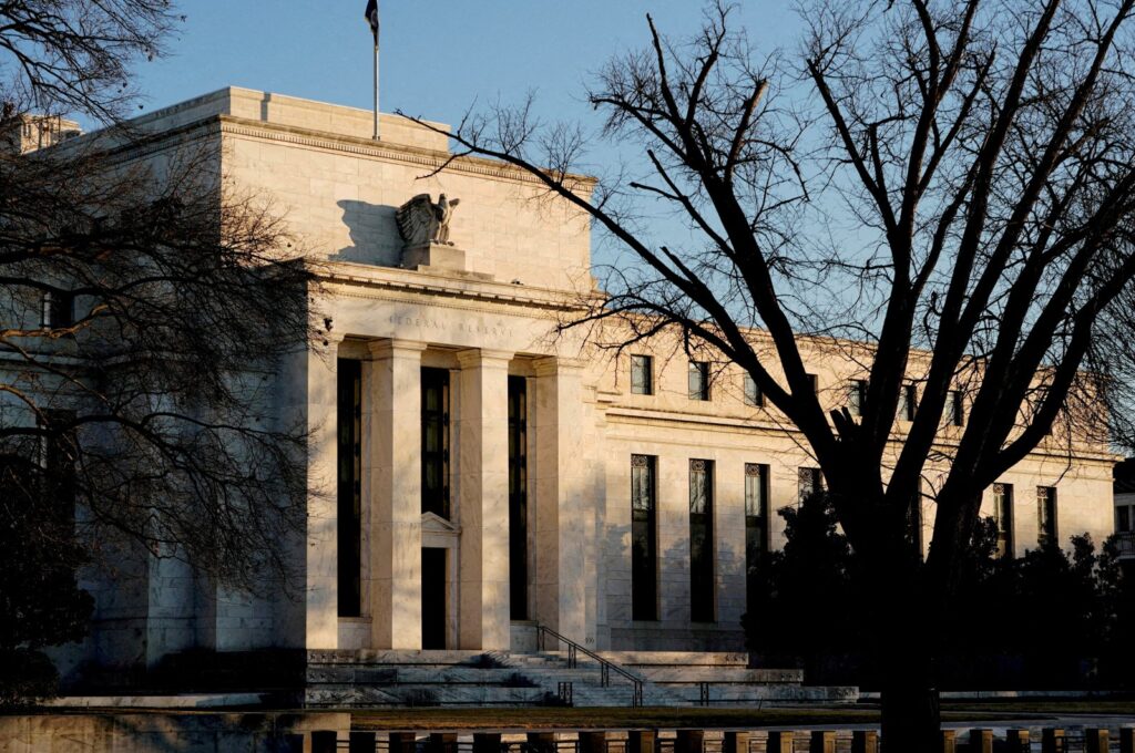 The Federal Reserve building in Washington, U.S., Jan. 26, 2022. (Reuters Photo)